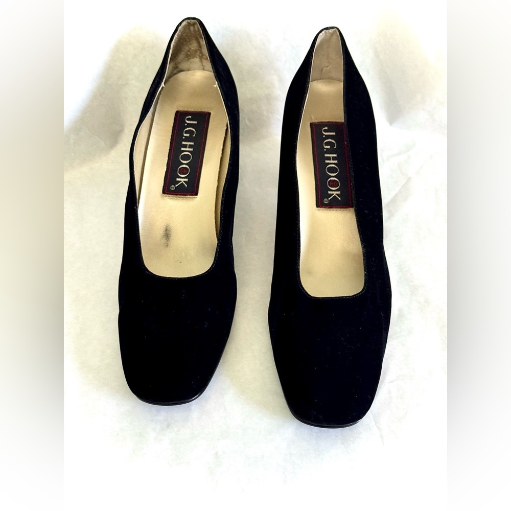 J. G. Hook Black Velvet Dress Shoes - Picture 11 of 16